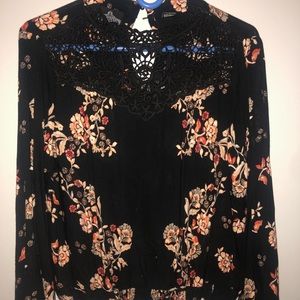 Floral long sleeve shirt